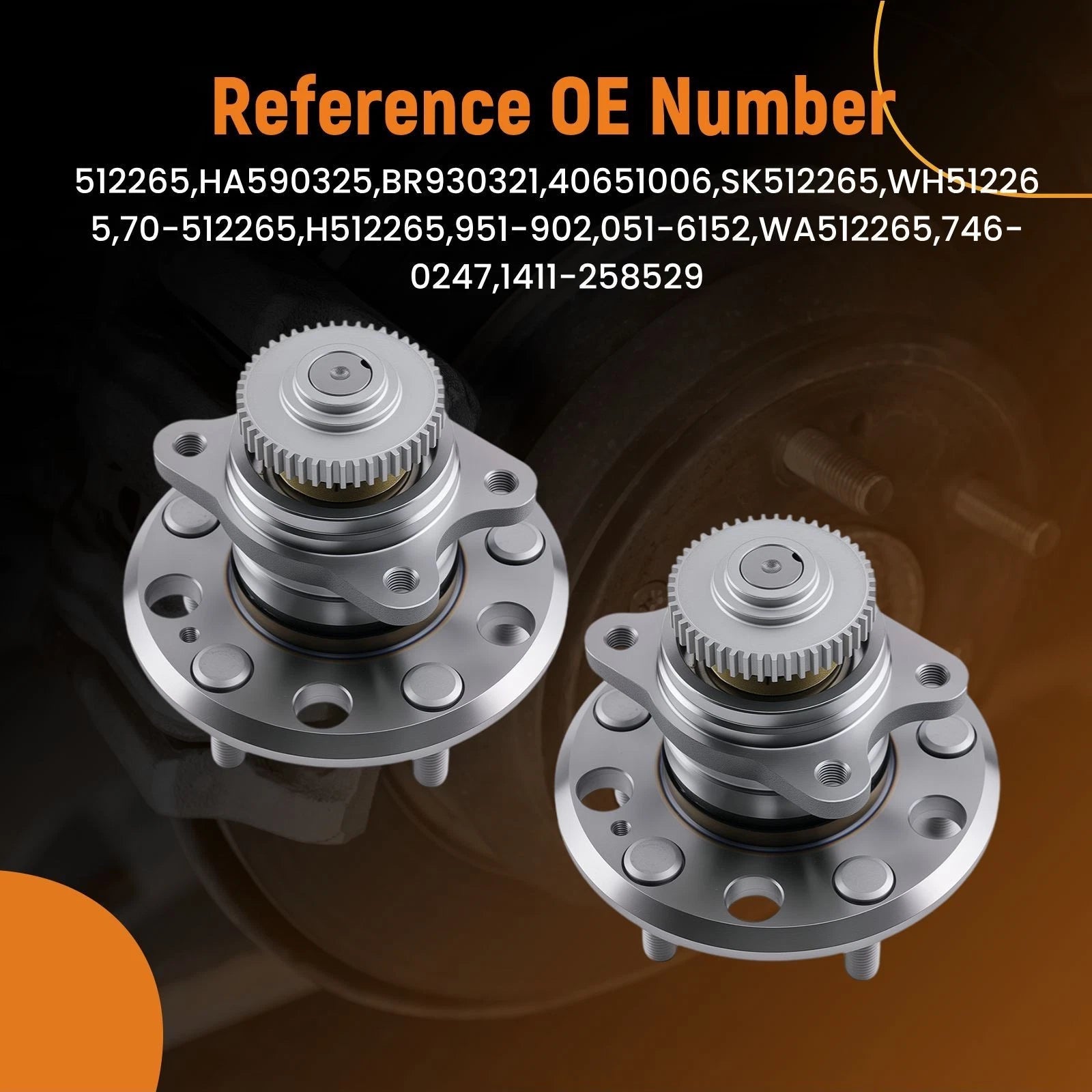 Rear Wheel Hub & Bearing Assembly for Kia Magentis (2007-2010)