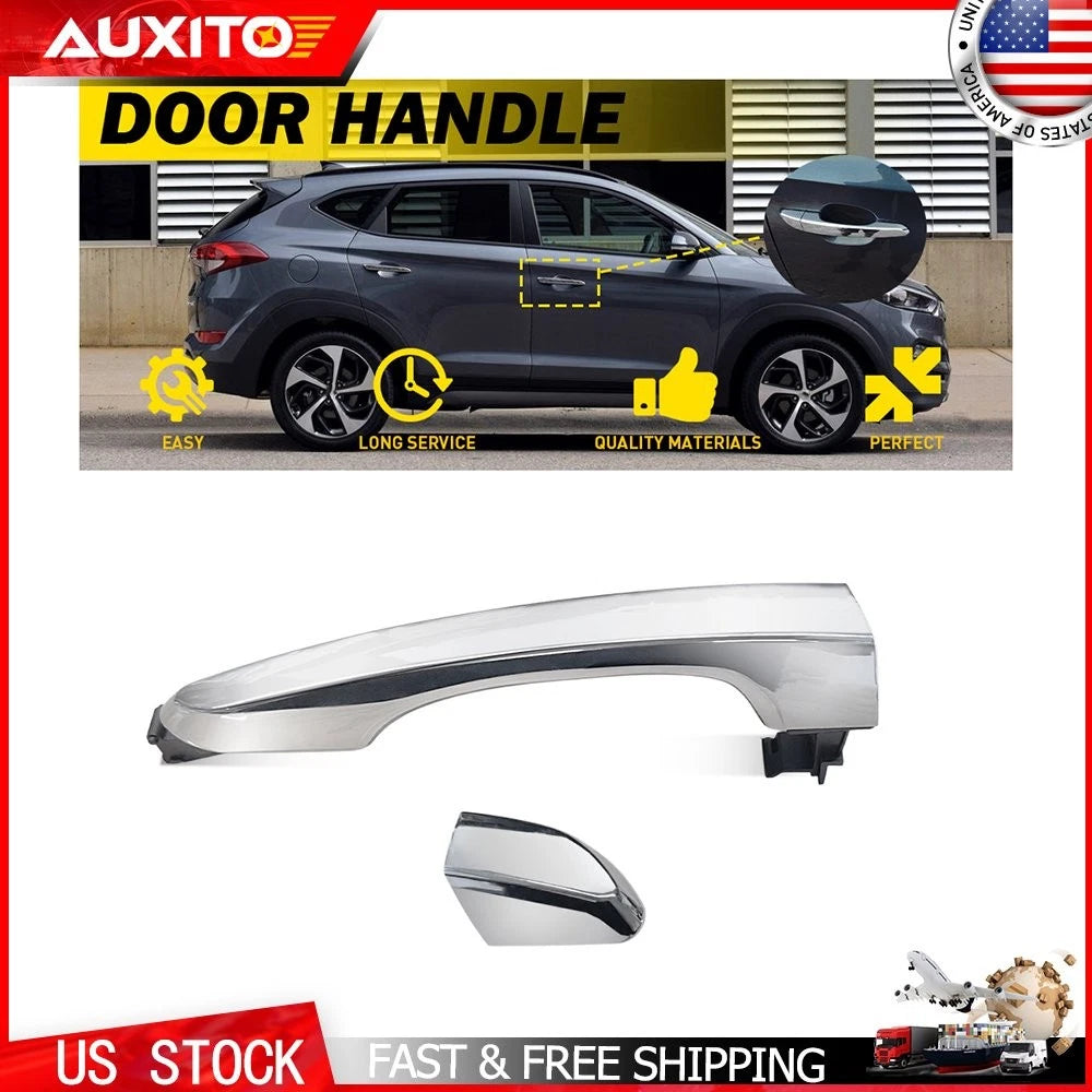 Chrome Exterior Front Right Door Handle for Hyundai Tucson (2016–2021)
