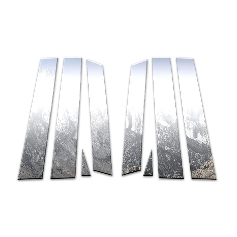 8Pc Chrome Pillar Post Covers for Audi Q7 (2007–2015)