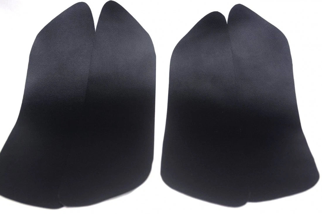 Set of 4 Door Panel Leather Covers for Ford Escape (2001–2007) Black