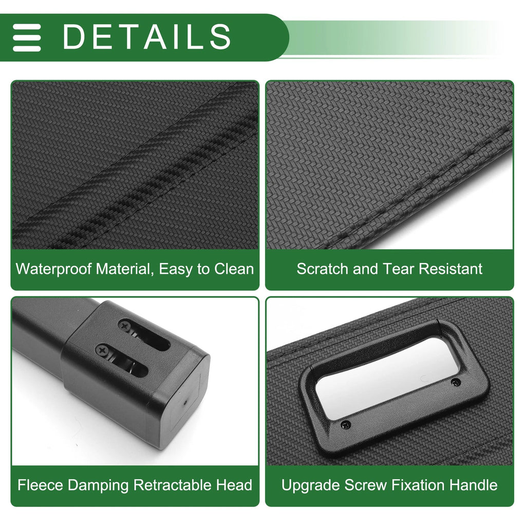 Retractable Cargo Cover for Kia EV9 (2024–2025) - Black Carbon Fiber