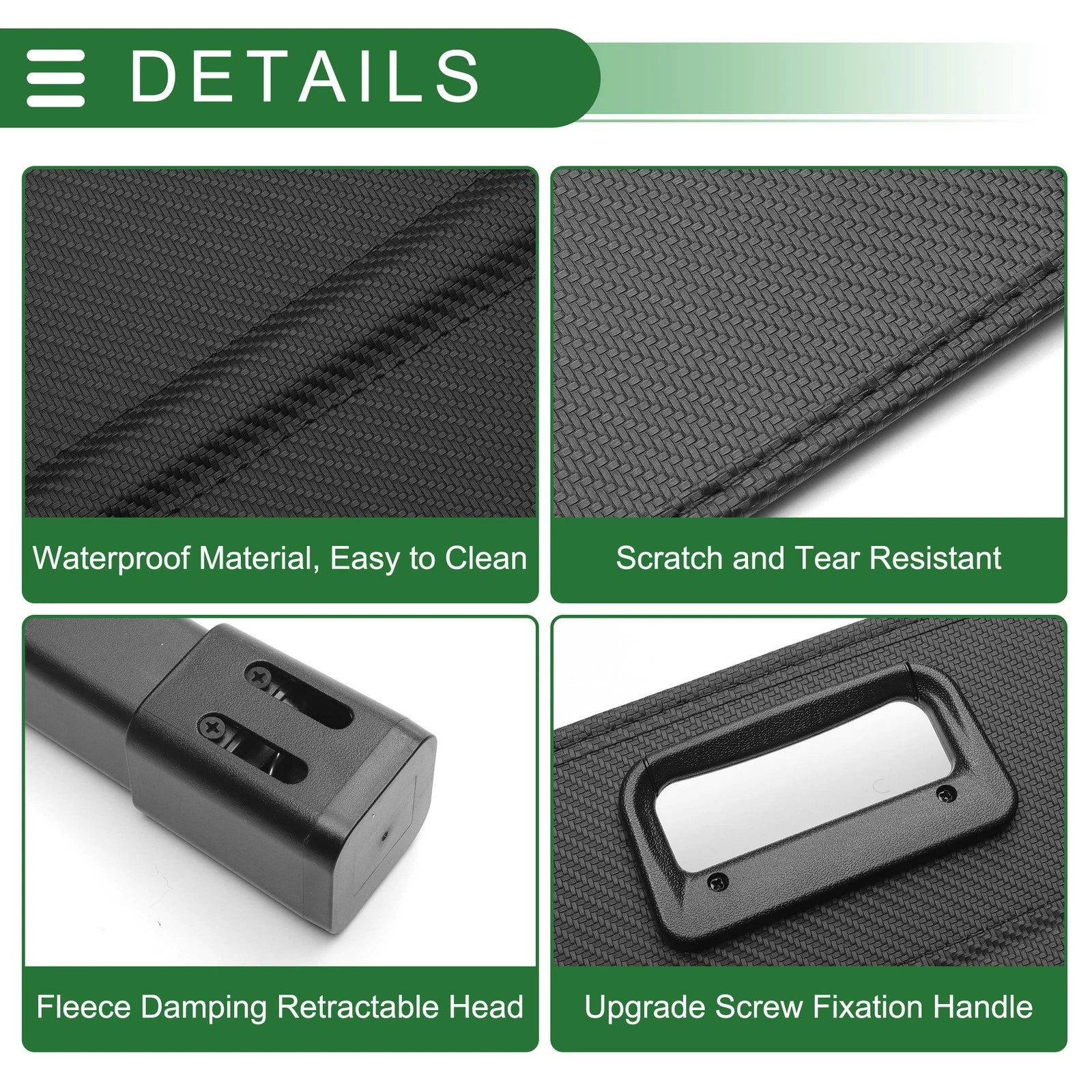 Retractable Cargo Cover for Kia EV9 (2024–2025) - Black Carbon Fiber