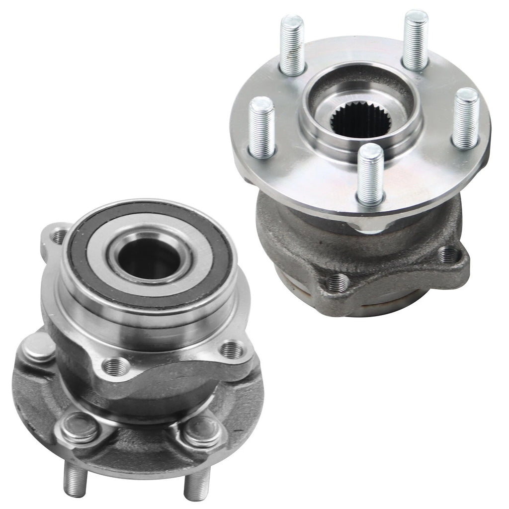 Pair Rear Wheel Hub Bearings for Subaru Outback Forester Legacy (2010–2014)