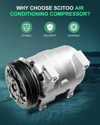 A/C Compressor for Subaru Impreza 2.0L 2.5L (2002–2007)