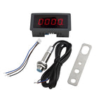 LED Tachometer with Hall Sensor for AC110230V (Accurate RPM Measurements)