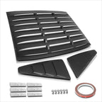 Lift-Off Rear & Quarter Side Window Louvers for Ford Mustang Coupe (2005–2014)