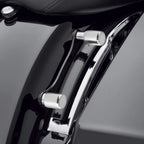 2X Chrome Docking Hardware Point Cover Kit for Harley Softail Dyna Touring