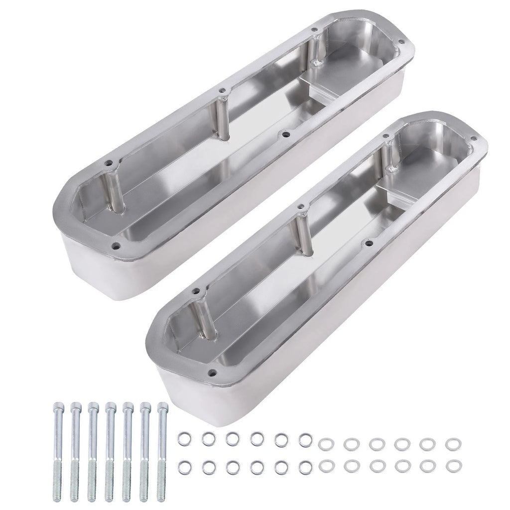Aluminum Valve Covers for Ford 260 289 302 V8 (1962–1985) Fabricated Tall