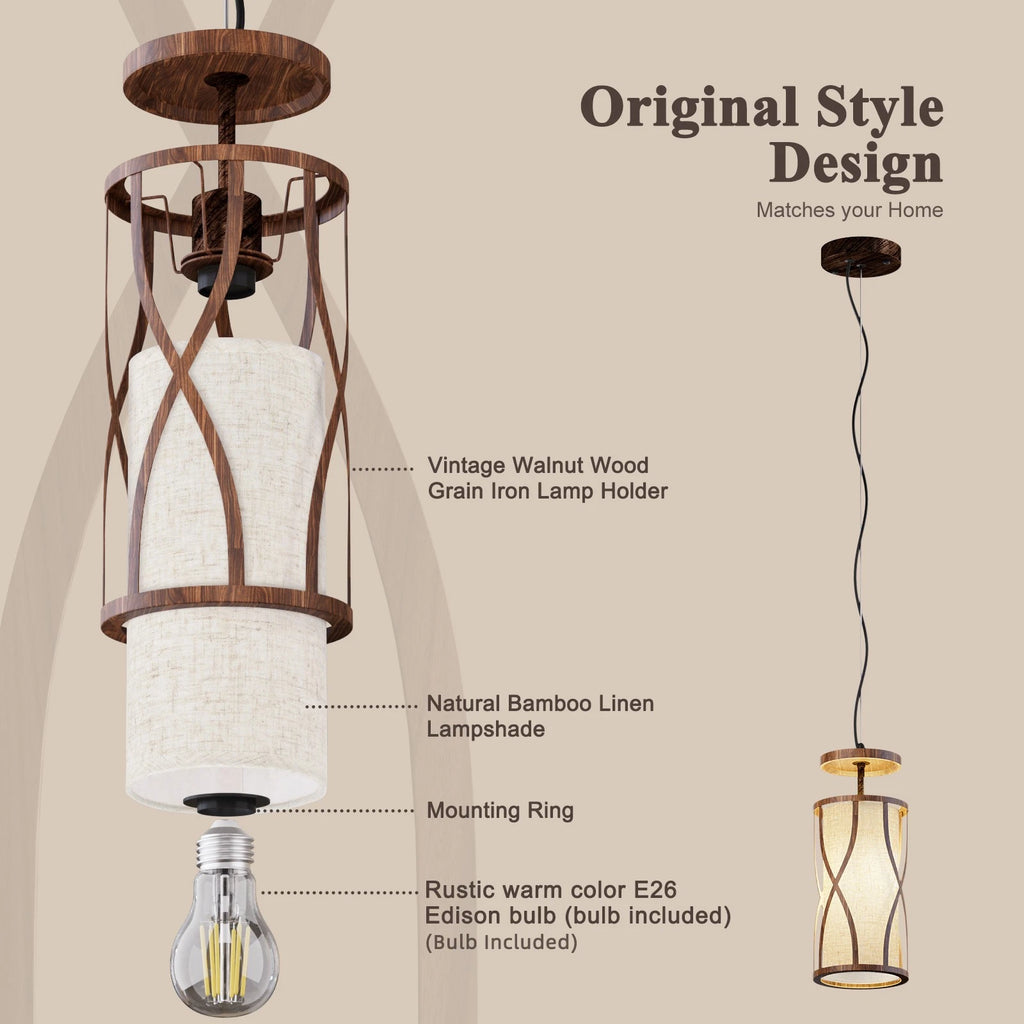 Adjustable Height Chandelier for Kitchen Island (Farmhouse Style)