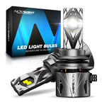 2X 9004 LED Headlight Bulbs for NOVSIGHT (60000LM, 6500K)