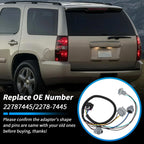 Tail Light Wiring Harness Socket for Chevy Suburban Tahoe GMC Yukon (2000–2006)