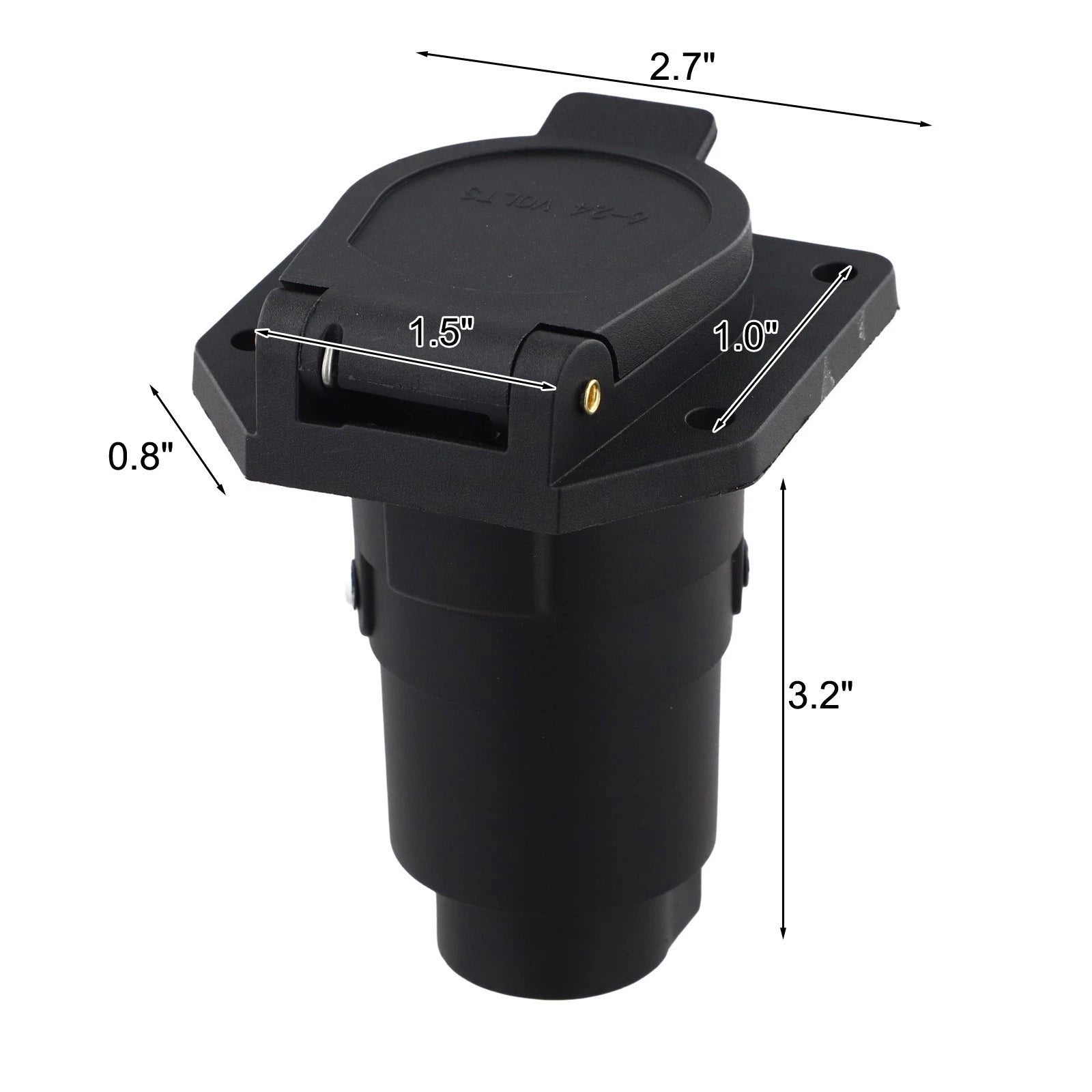 7-Pin RV Connector Trailer Socket for