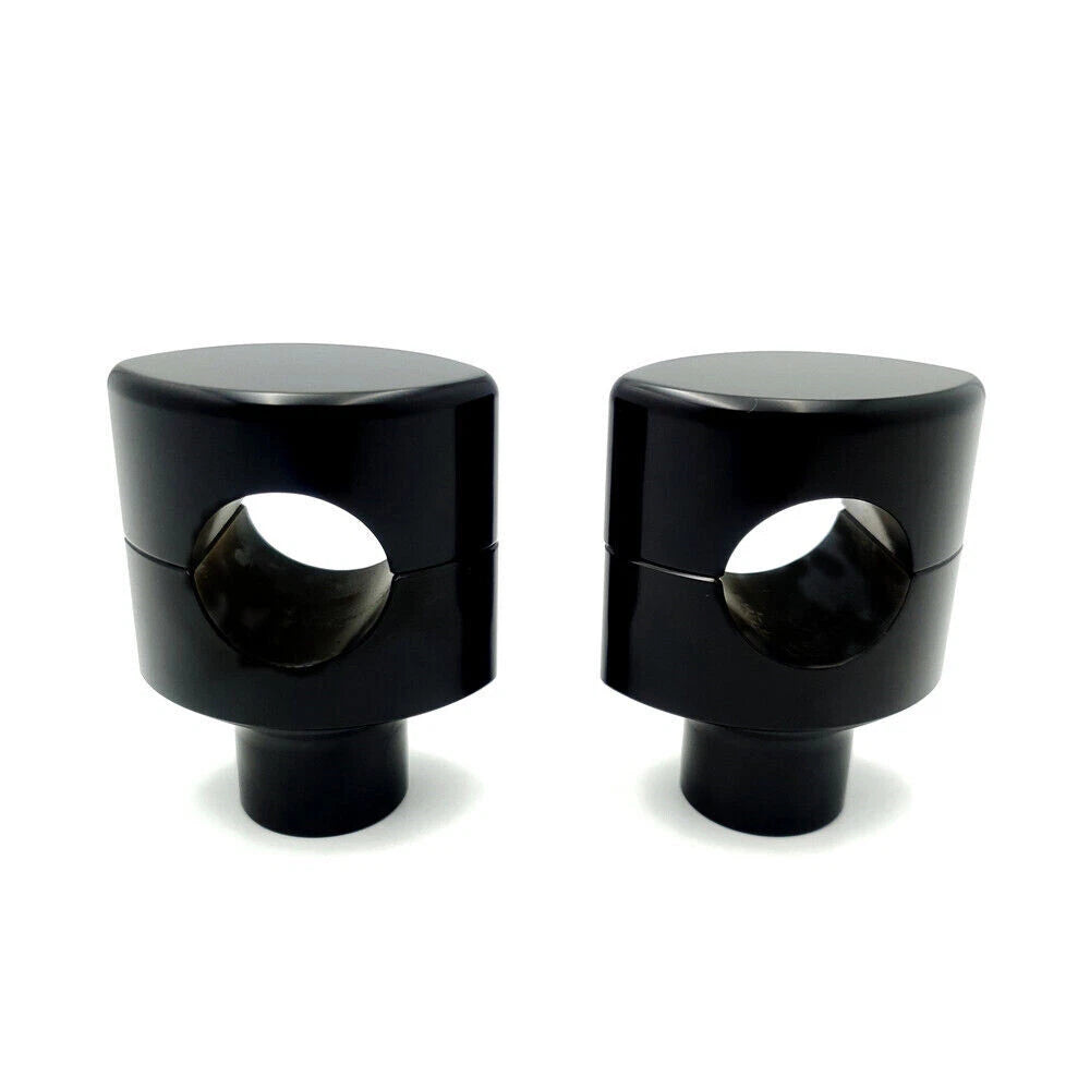 2'' Black Handlebar Risers Clamp for Harley Road Glide, Road King
