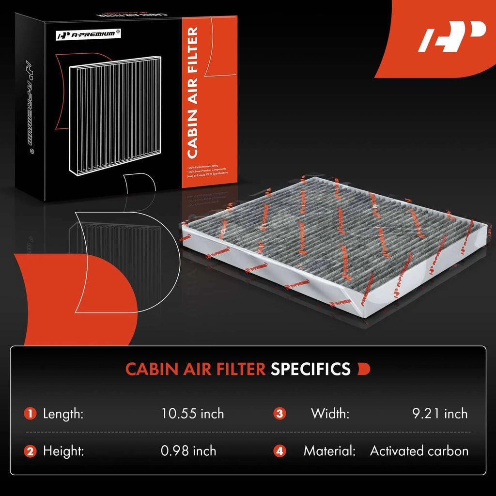 2X Activated Carbon Cabin Air Filter for Chevy Silverado (2019-2023)