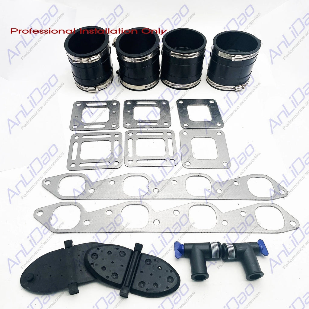 4" Wet Joint Exhaust Bellows Kit for MerCruiser V8 (807166A1, 27-46820, 860231)