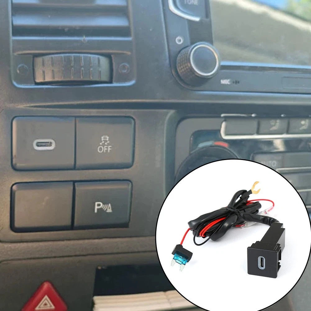 Car Charger Socket Type-C for D-Max T5 (2021–2023)