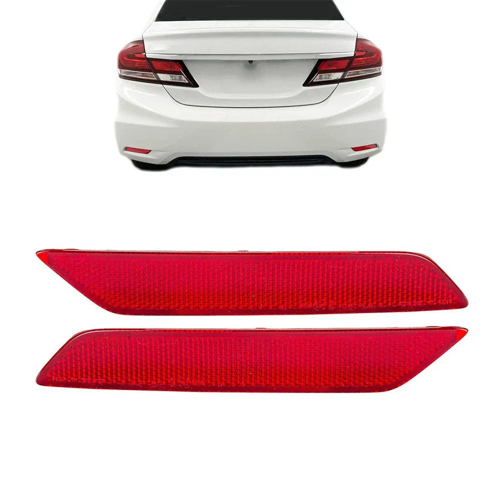 Rear Bumper Brake Light Reflector for Honda Civic Sedan (2013-2015)