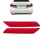 Rear Bumper Brake Light Reflector for Honda Civic Sedan (2013-2015)