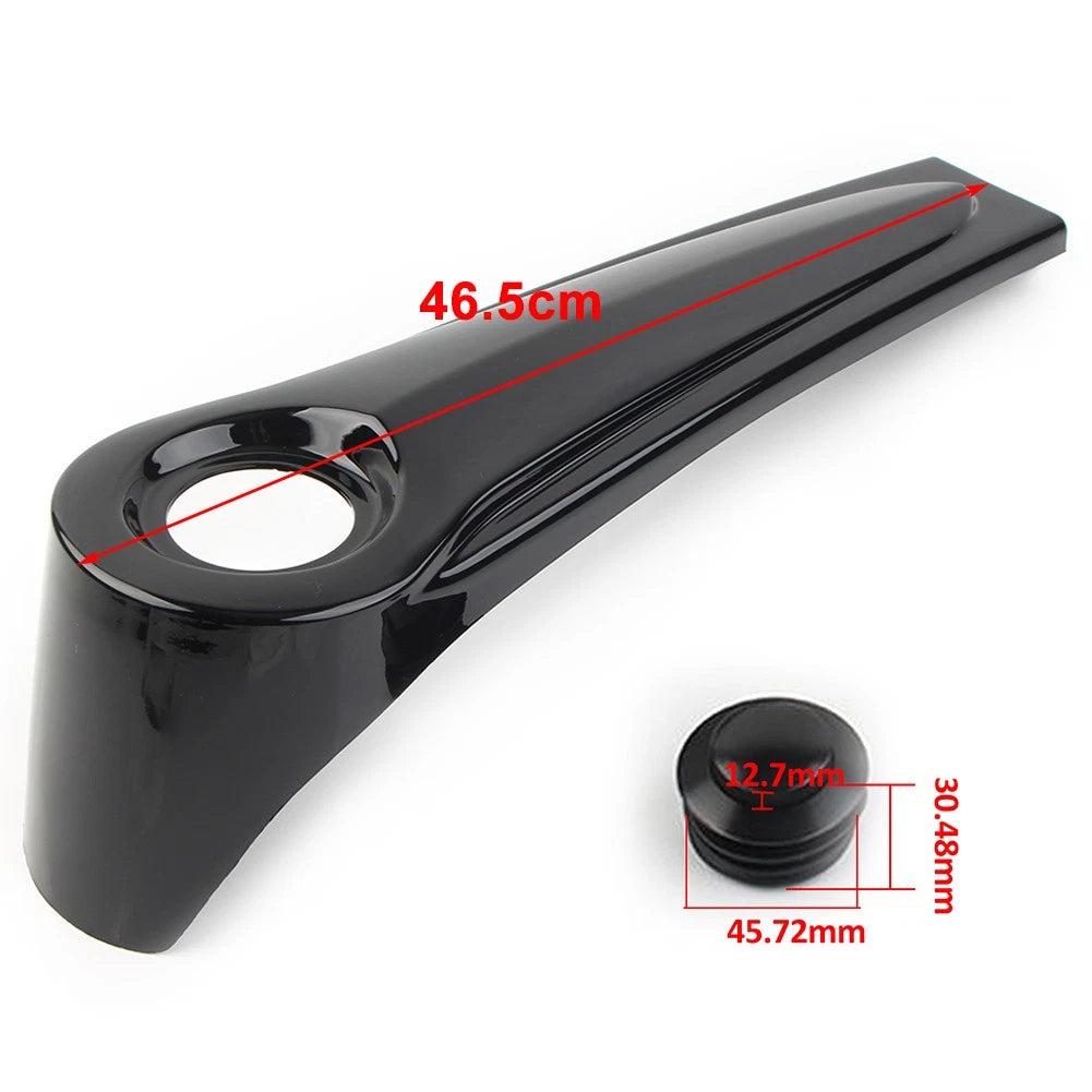 Dash Fuel Console + Gas Tank Cap Cover for Harley Electra Street Road Glide (1986–2007)