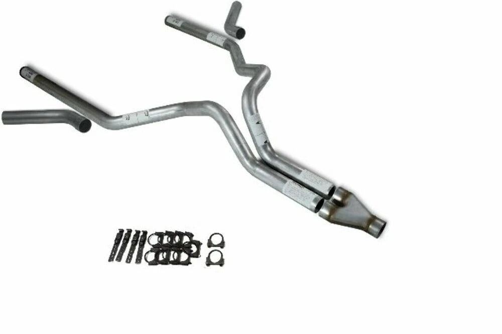 3" Dual Exhaust Kit for Chevy GMC 1500 (2019–2025) - Y Pipe, Corner Exit