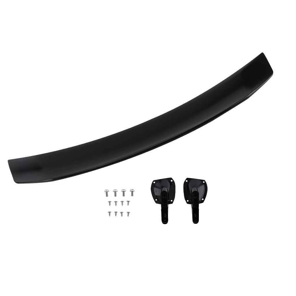 Trunk Wing Spoiler for Sedan Cars (Custom Fit, Black ABS)