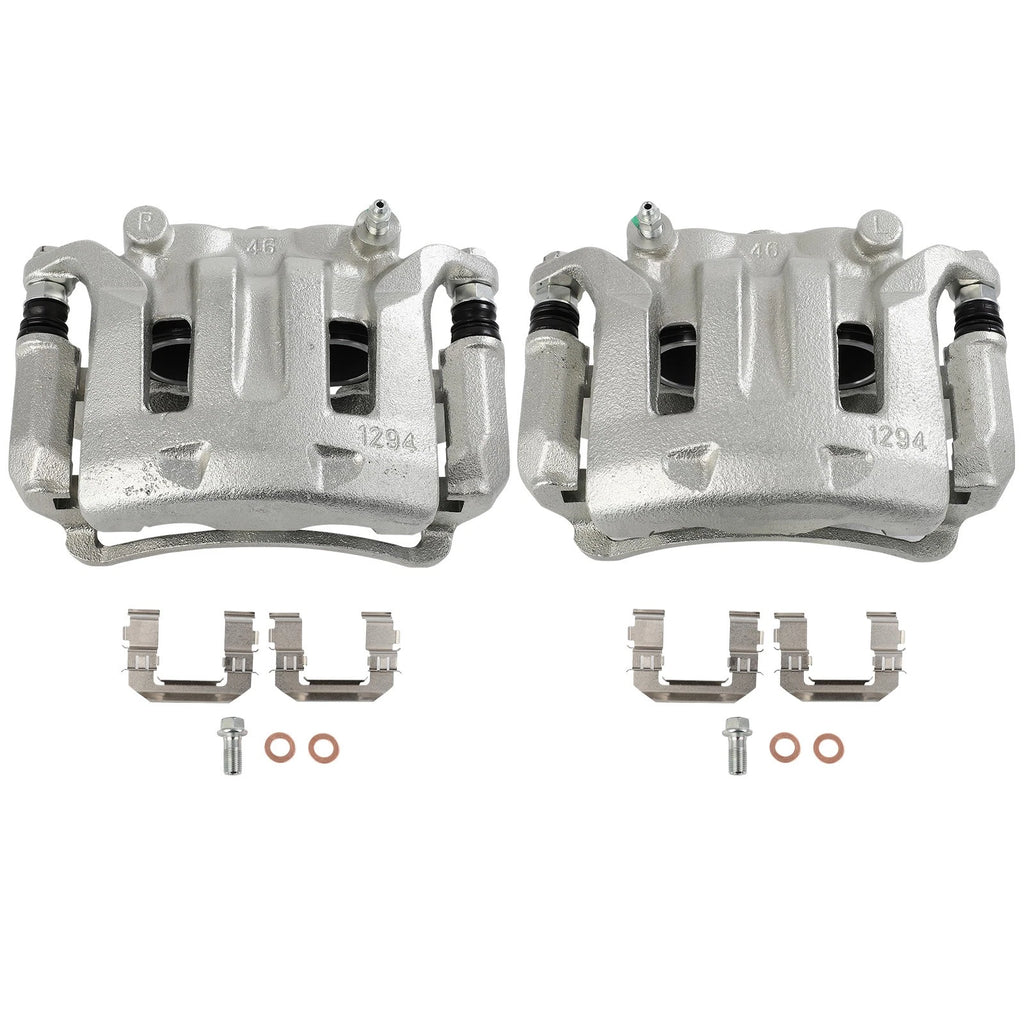 Set of 2 Front Brake Calipers for Nissan Xterra, Frontier