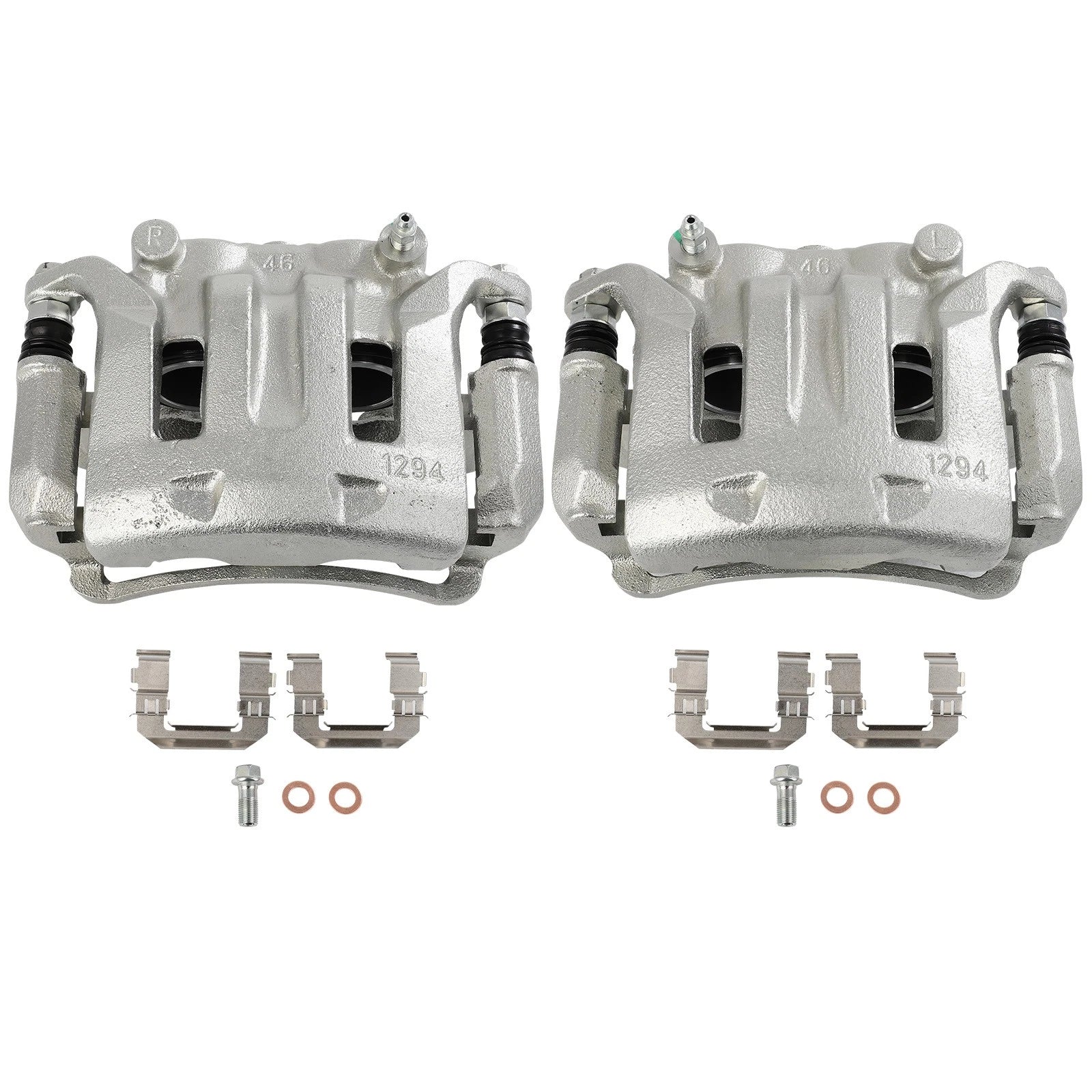 Set of 2 Front Brake Calipers for Nissan Xterra, Frontier