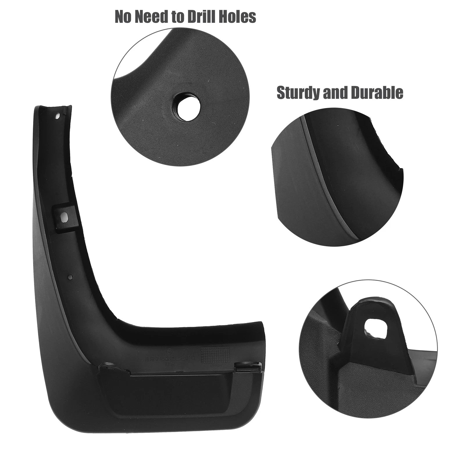 Set of 2 Mud Flaps Splash Guards for Toyota Highlander 
