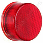 Pack of 10 Red 9LED Clearance Light for Truck Trailer (Sealed, 2" Round)