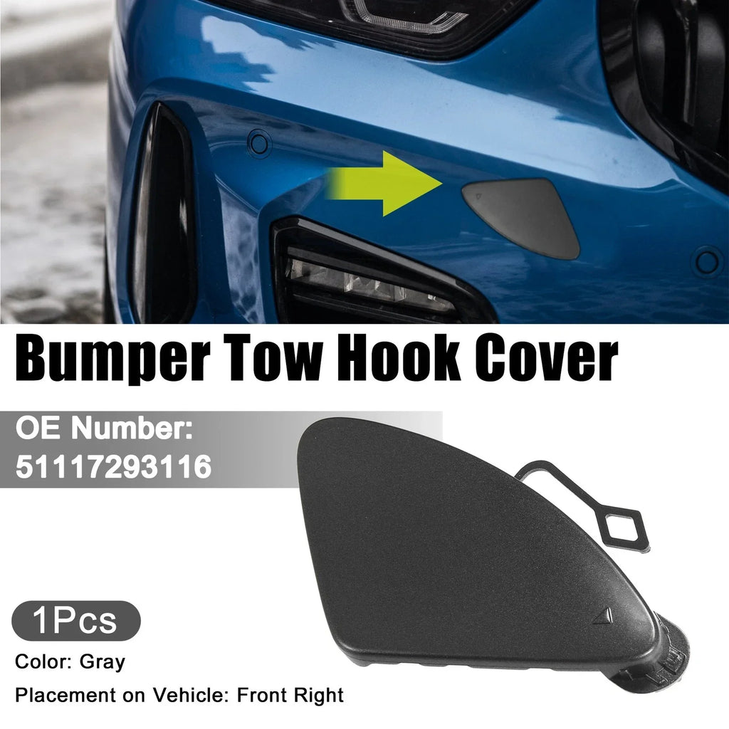 Front Right Bumper Tow Eye Hook Cover Cap for BMW 320i (2012 - 2015)