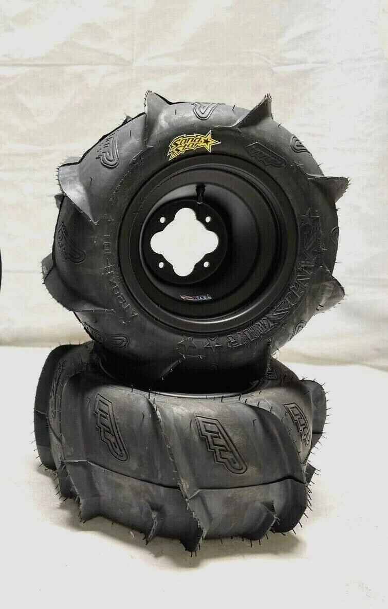 Set of 2 ITP Sand Star Paddle Tires for KFX400 KFX450R LTZ400 (10")