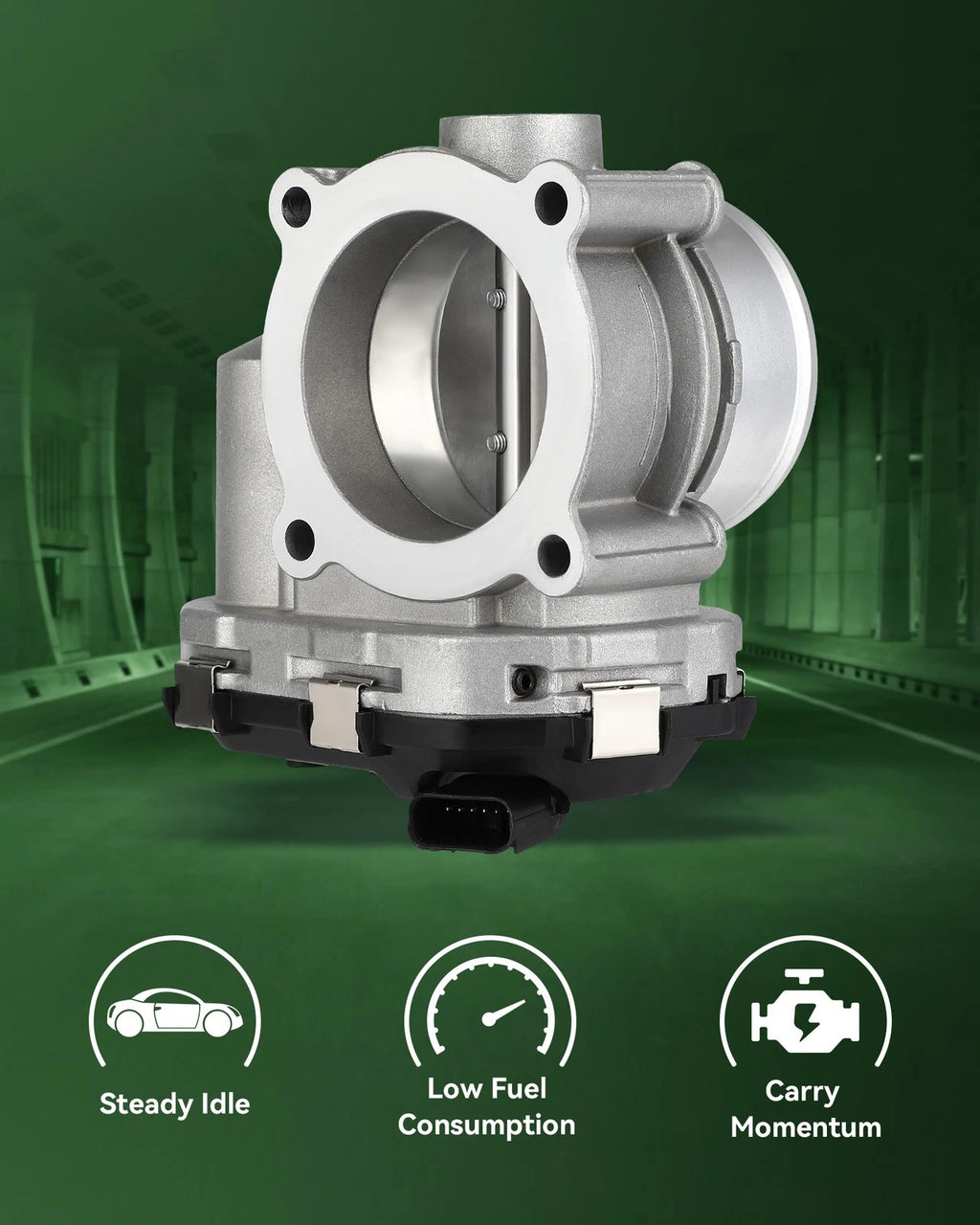 Throttle Body for Ford F-150, Explorer, Edge, Mustang, Ranger, Lincoln Aviator (1997–2021)