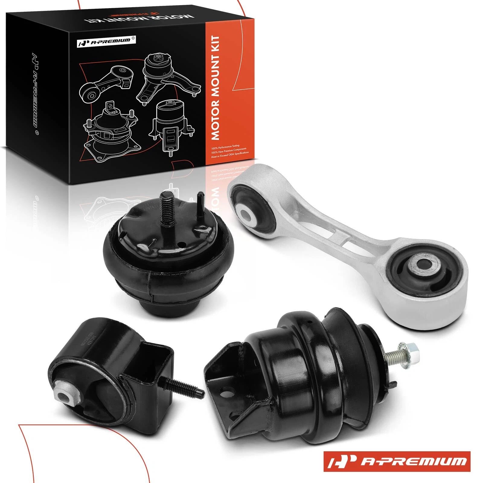 Set of 4 Engine Motor & Transmission Mounts for Ford Taurus (2000–2003)