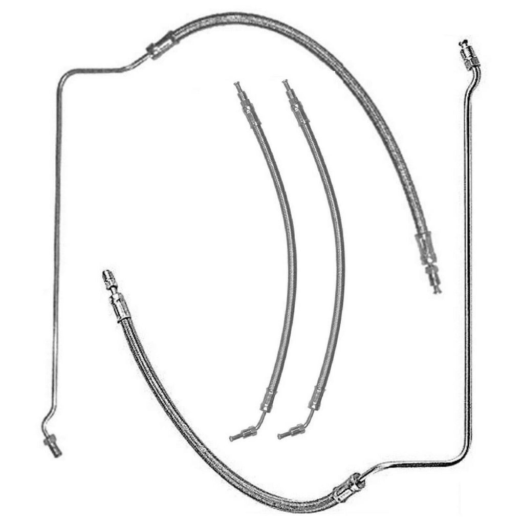 Trim Cylinder Hose Kit for Bravo One Alpha One (32-864588, 954589, 99904Q, 9B-106A)