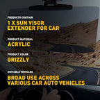 Sun Visor Extender for Car (Anti-Glare Clip-On)