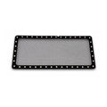 Stainless Black Mesh Rivet Grille for Jeep Wrangler JK (2007–2018)