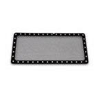 Stainless Black Mesh Rivet Grille for Jeep Wrangler JK (2007–2018)
