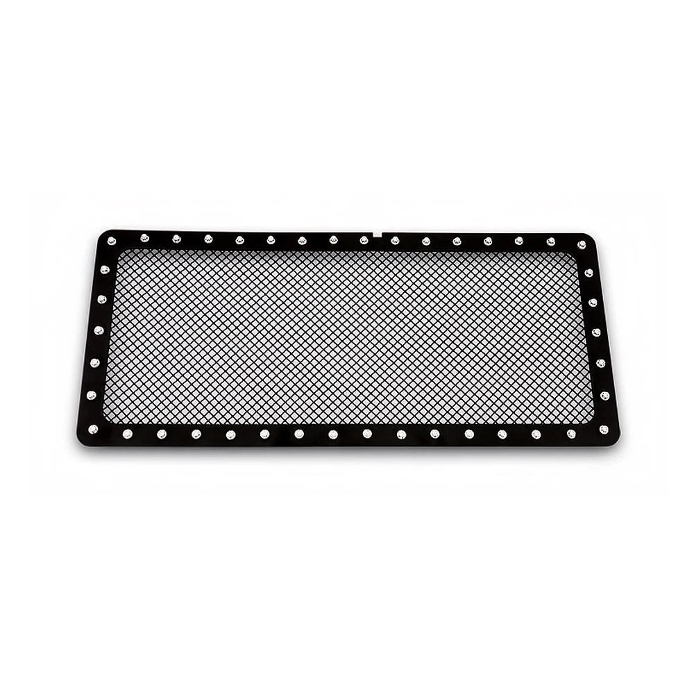 Stainless Black Mesh Rivet Grille for Jeep Wrangler JK (2007–2018)