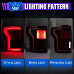 Full LED Tail Lights Assembly for Ford F150 (2015–2017)