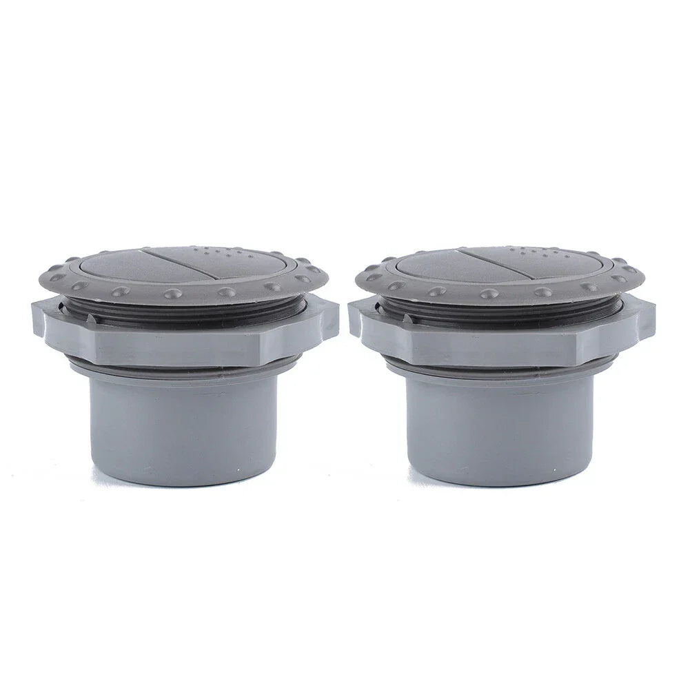 60mm Vent Air Outlet Round Ceiling for RV Bus ATV A/C Gray