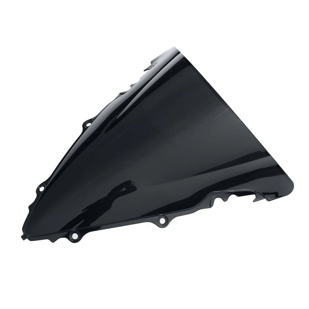 Black Dual Bubble Windshield for Yamaha YZF R6 (2003–2005) PMMA