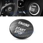 Genuine Carbon Fiber Ignition Start Stop Button Trim for Mercedes B C E Class (2010–2014)