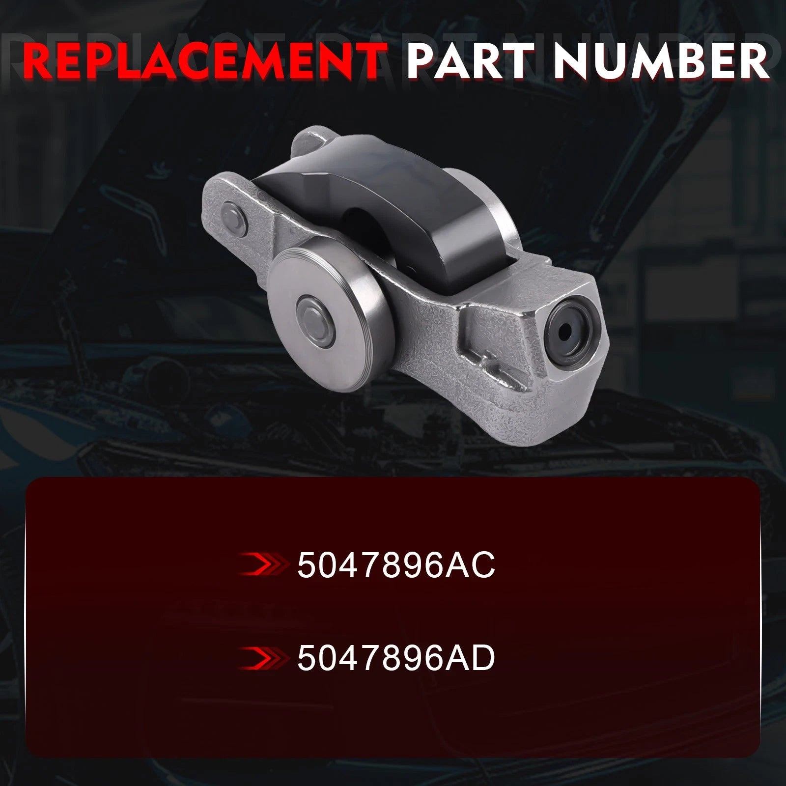 6X Valve Rocker Arm Intake for Dodge Jeep Chrysler 3.6L (2016–2023) 5047896AD