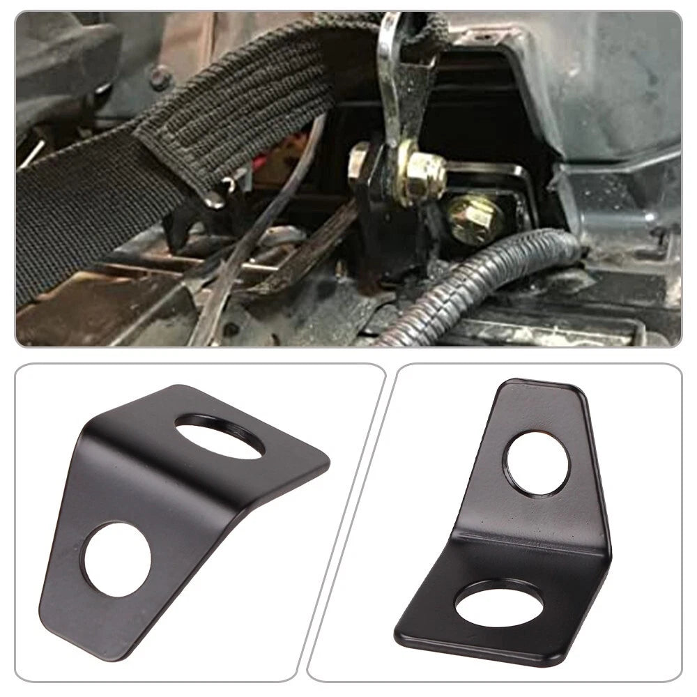 Set of 8 Seat Belt Mounting Brackets for 90 Degree Angle Installation
