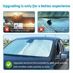 6 Layer Windscreen Sun Shade for Kia Stonic (2018–2025)