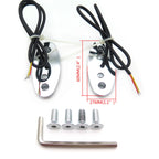 Chrome Mirror Block Off Base Plate LED for Honda CBR1000RR (2004–2007) & CBR (2000–2001)