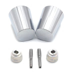 Set of 2 Chrome Handle Bar Ends for Honda CBR (1993–2007)