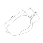 Seat Black Red Driver Rider for Harley Sportster XL 883 1200 48 (2010-2022)