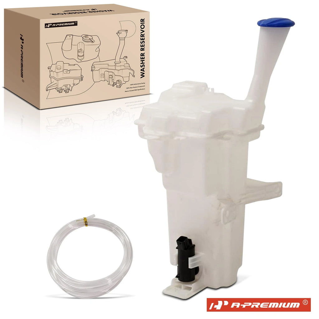 Windshield Washer Reservoir with Cap & Pump for Kia Rio (2018–2020)