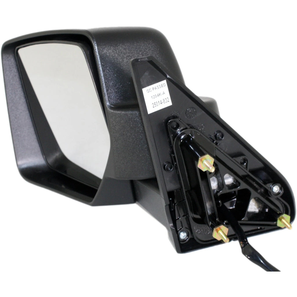 Power Mirror for Jeep Patriot (2007–2017) Left Textured Black Manual Folding